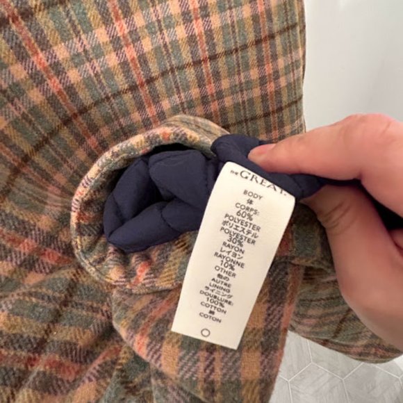 THE GREAT State Park Plaid Flannel Jacket - Picture 8 of 14